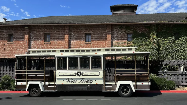Wine Trolley in Napa Valley