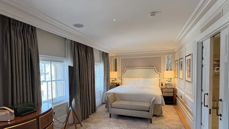 One bedroom suite at the Langham hotel in London
