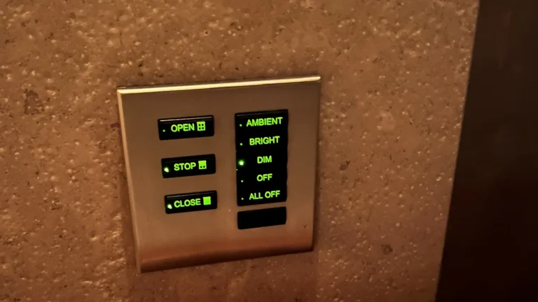 hotel room light control